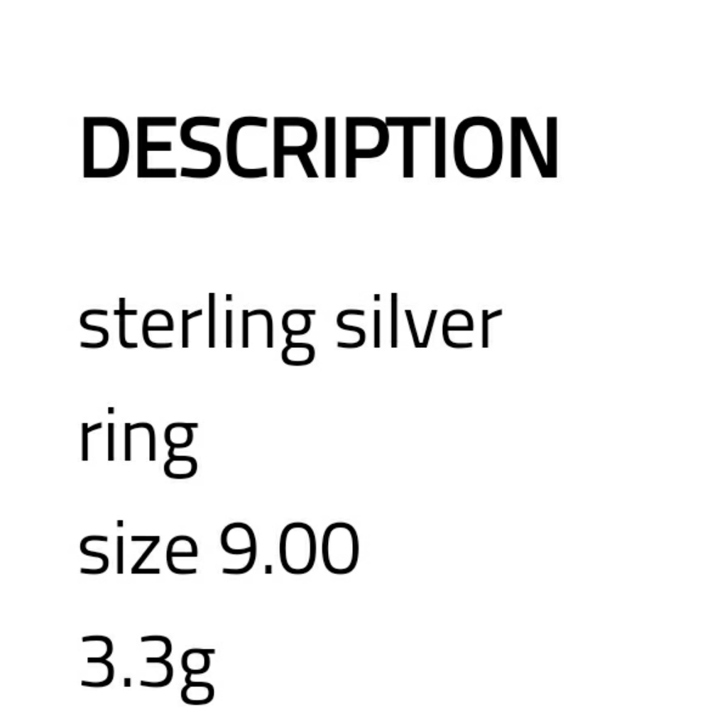 Solid .925 Vintage Hammered Wrap Ring Open - image 4